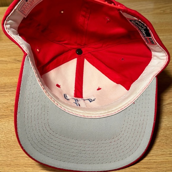 Vintage Sports Specialties MLB Baseball Texas Rangers Red Logo Snapback Hat - Picture 6 of 9